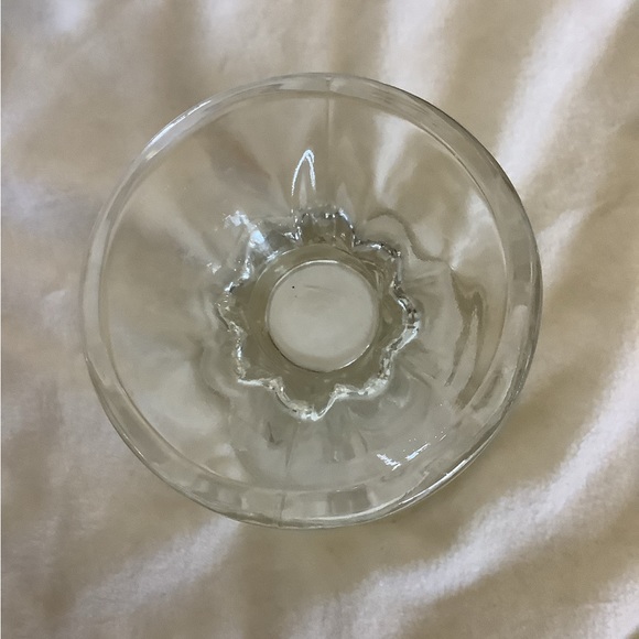 Vintage Jeannette Pressed Clear Glass Sundae Parfait Glass - Picture 6 of 8
